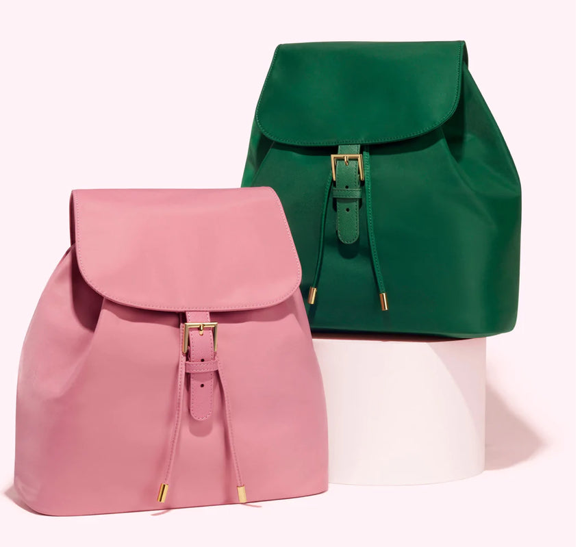 Stoney clover lane hot emerald flap backpack