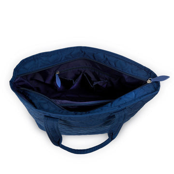 Ame & Lulu Navy Tennis Balls Tennis Court Carryall