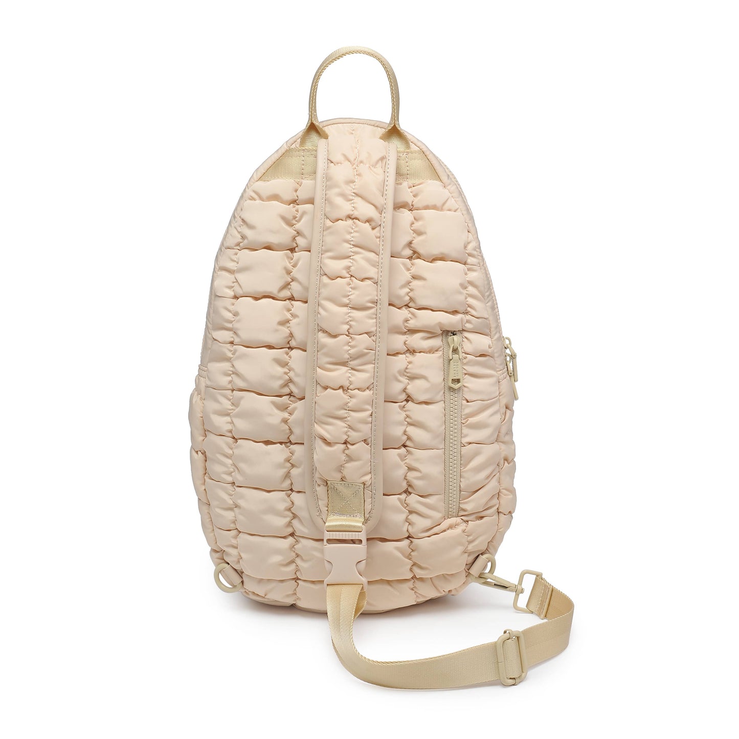 Match Point - Quilted Puffer Pickleball-Paddle Tennis Sling: Grey