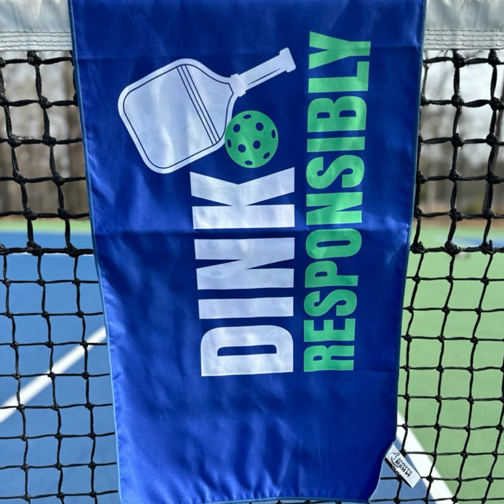 Dink Responsibly Double-Sided Microfiber Athletic Towel