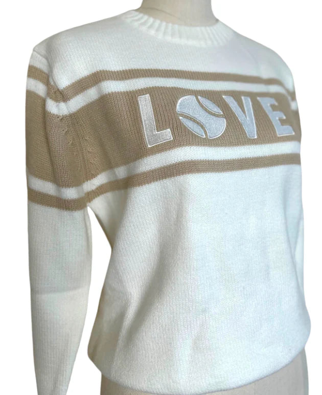 Runway Athletics Tennis LOVE Sweater