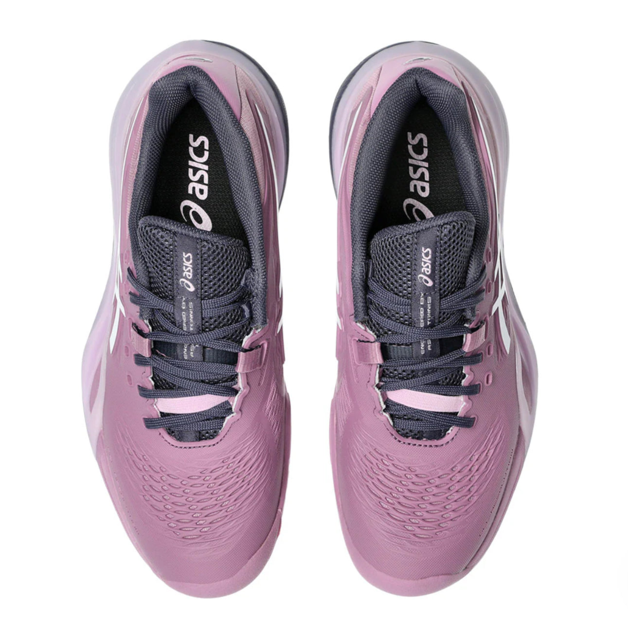 Asics Womens Gel Resolution X Tennis Shoes Ube/White