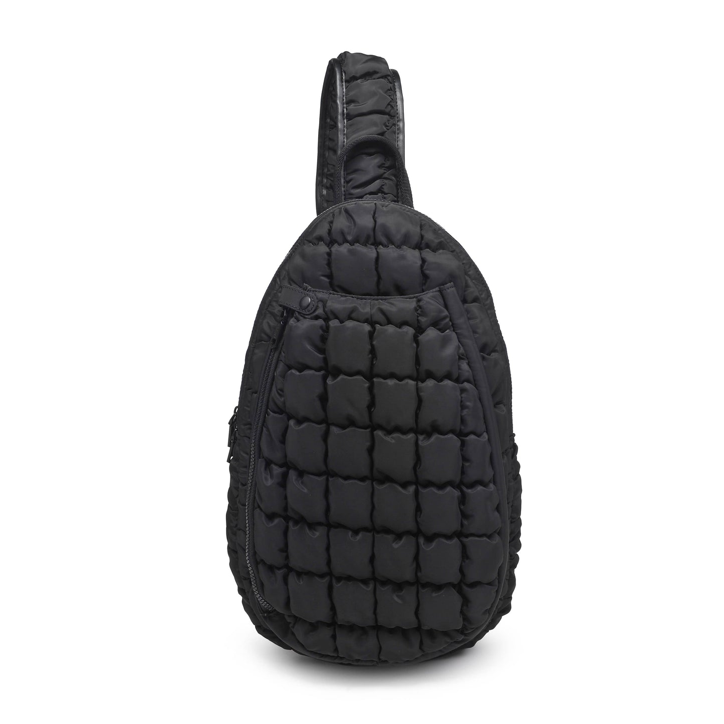 Match Point - Quilted Puffer Pickleball-Paddle Tennis Sling: Grey