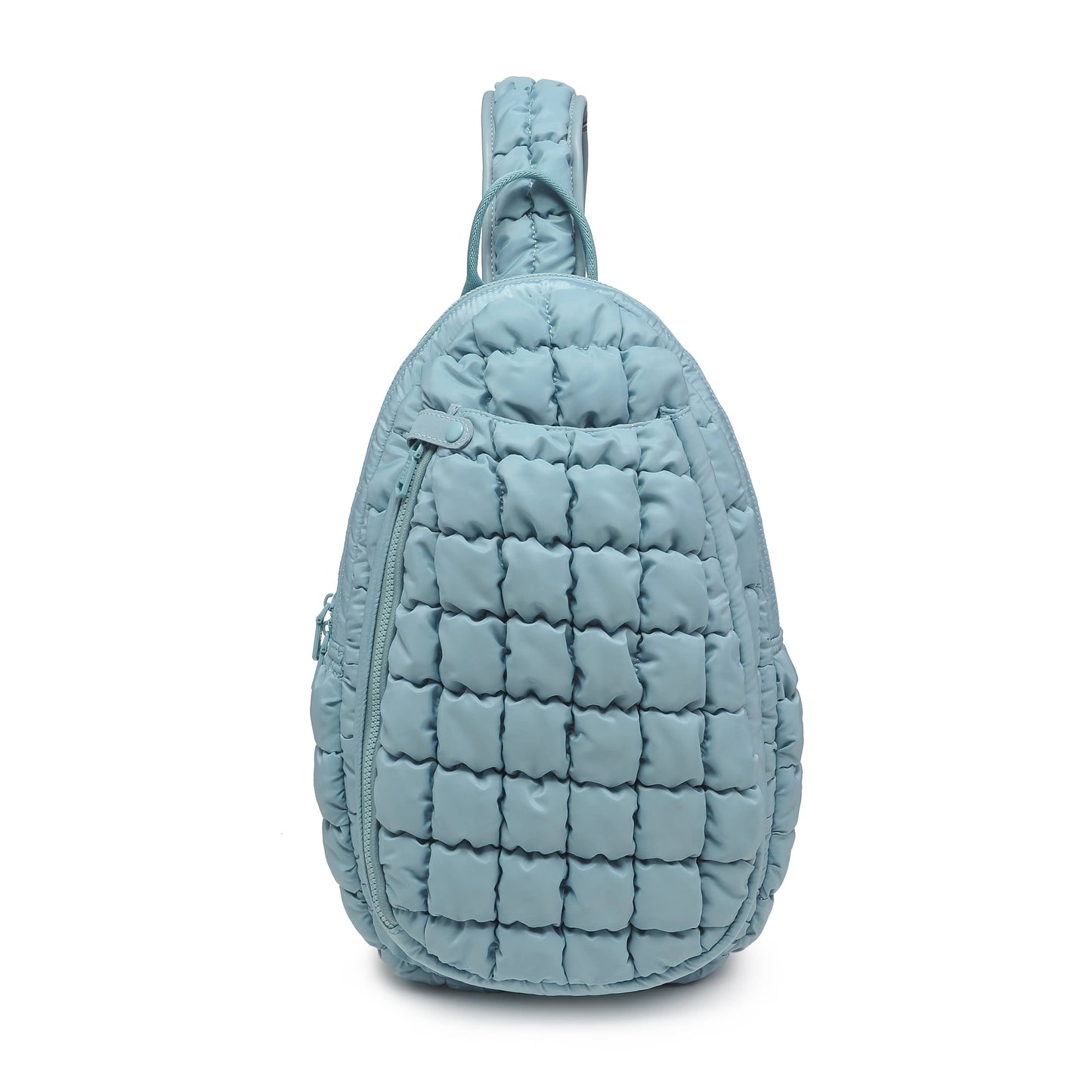 Match Point - Quilted Puffer Pickleball-Paddle Tennis Sling: Grey