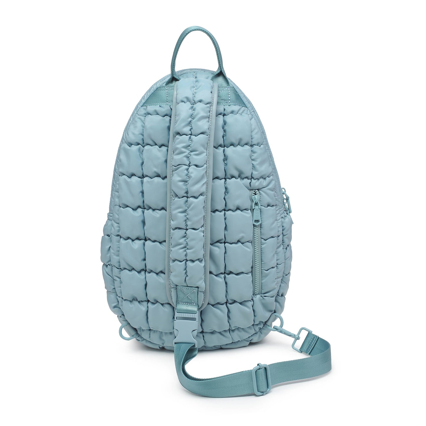 Match Point - Quilted Puffer Pickleball-Paddle Tennis Sling: Grey