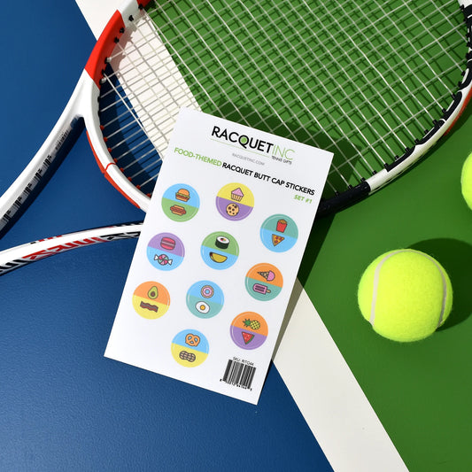 Racquet Inc Butt Cap Sticker (set of 10 individual stickers)