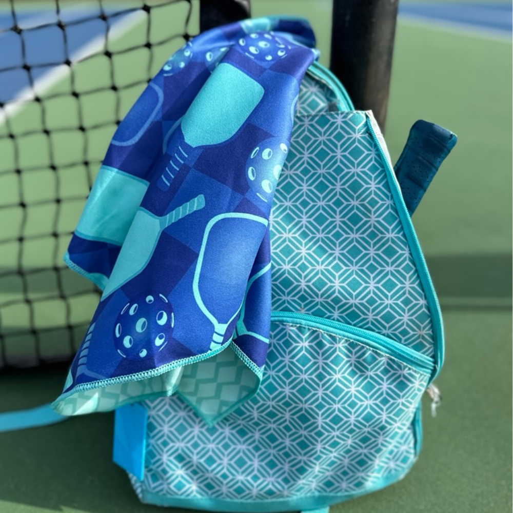 Just One More Game Double-Sided Microfiber Pickleball Towel