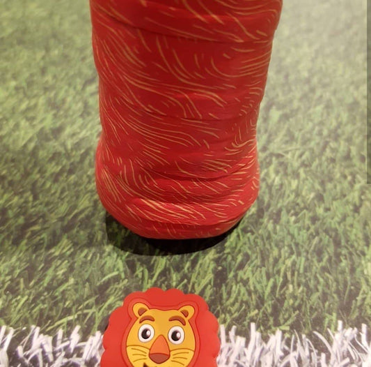 Tacky Overgrip Tape for Tennis Racket - Orange Lion (pack of 2)