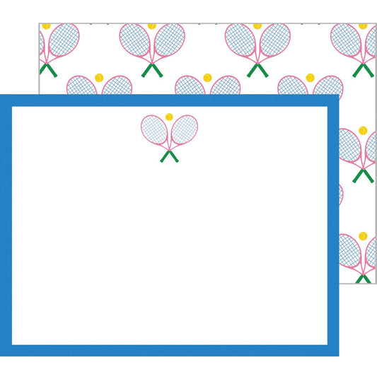 Tennis Club Flat Notecards