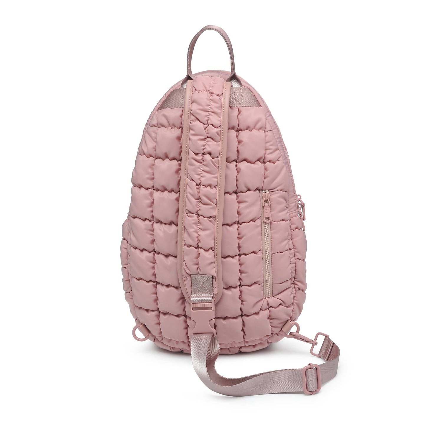 Match Point - Quilted Puffer Pickleball-Paddle Tennis Sling: Hot Pink