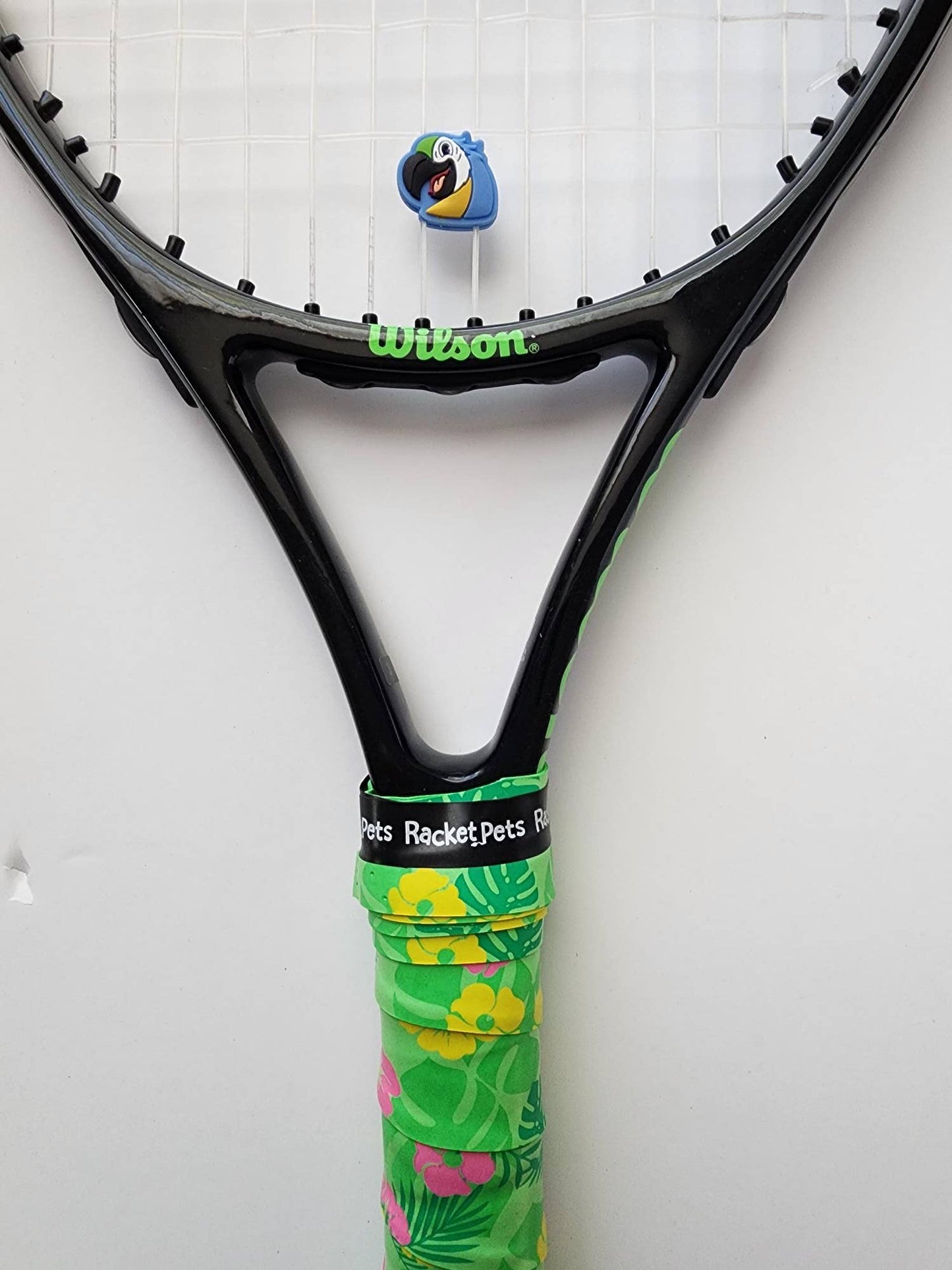 Parrot Tennis Overgrip Tape and Matching Shock Absorbing