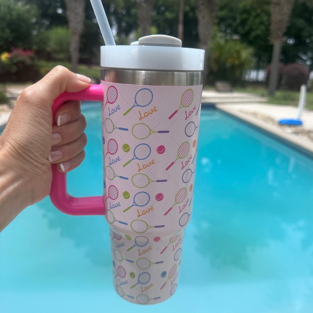 Tennis Pickleball 30oz Tumbler