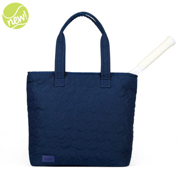 Ame & Lulu Navy Tennis Balls Tennis Court Carryall