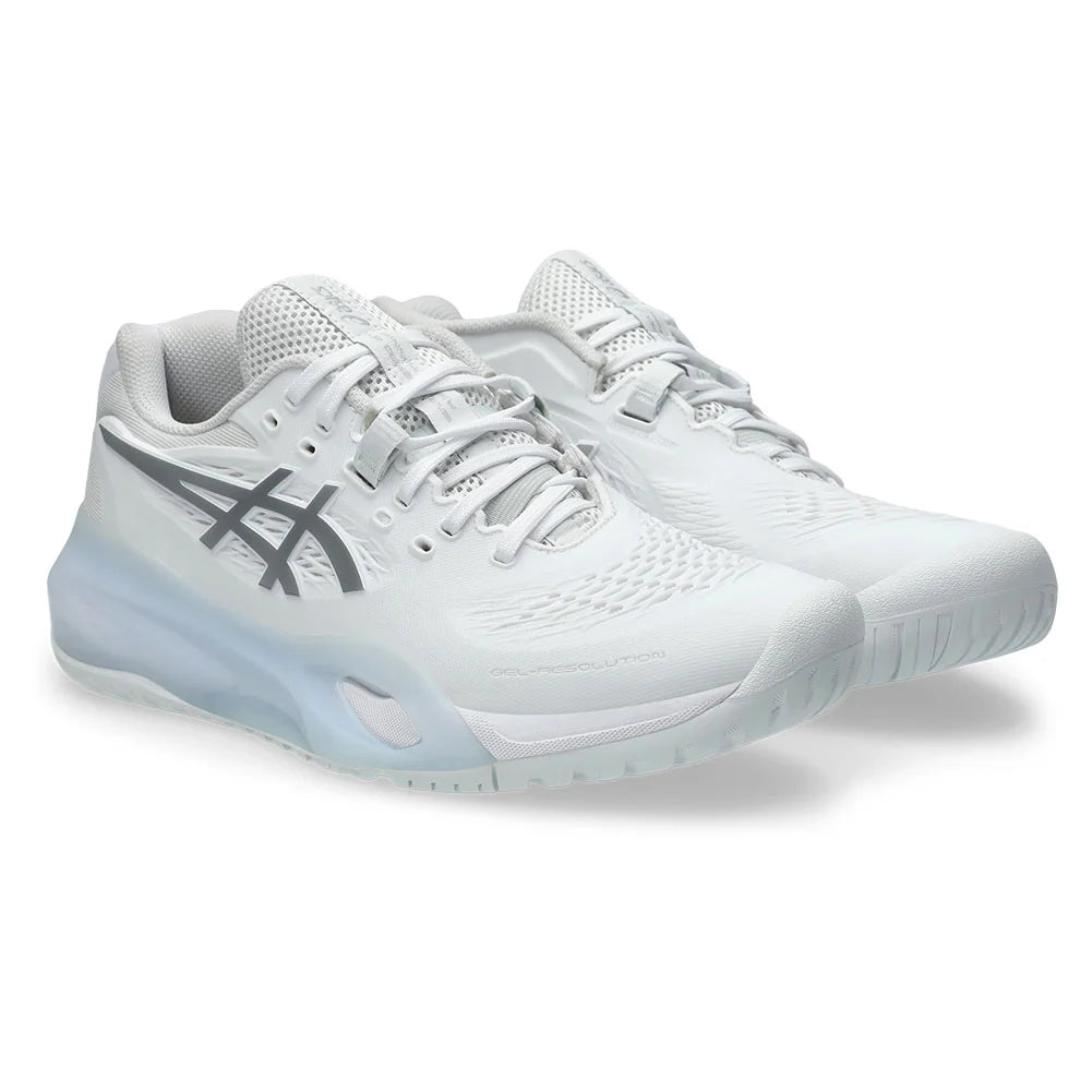 Asics Womens Gel Resolution 9 white/Silver