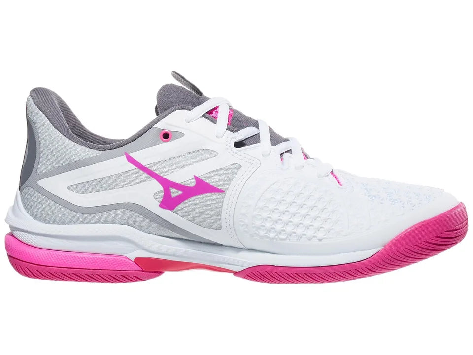 Mizuno Women’s wave exceed tour 6AC Tennis shoes white and radiant red