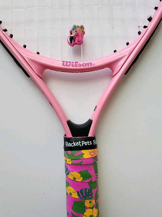 Flamingo Tennis Overgrip Tape and Matching Shock Absorbing