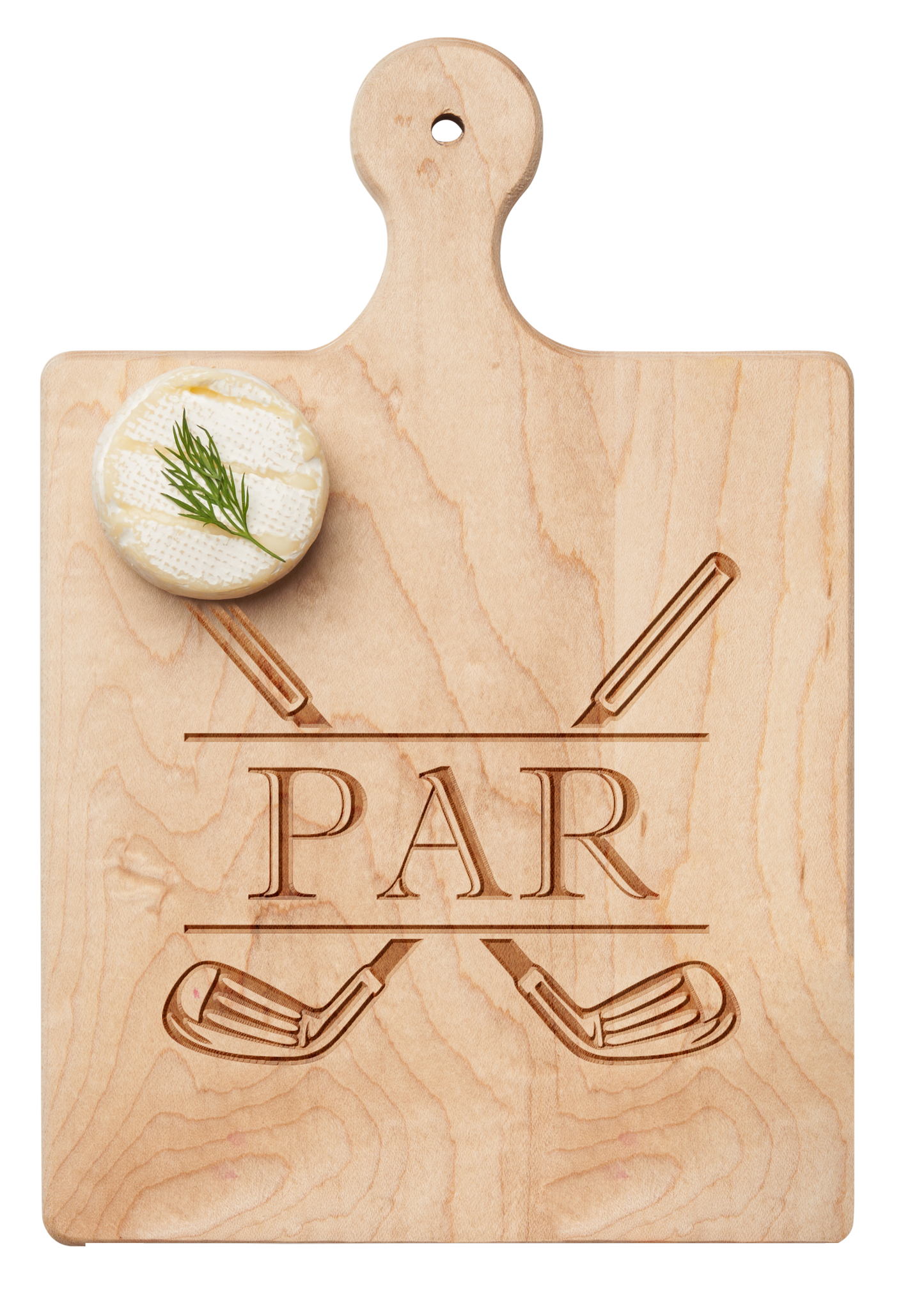 Artisan Maple Paddle Board | Par | 9" x 6" cheese board