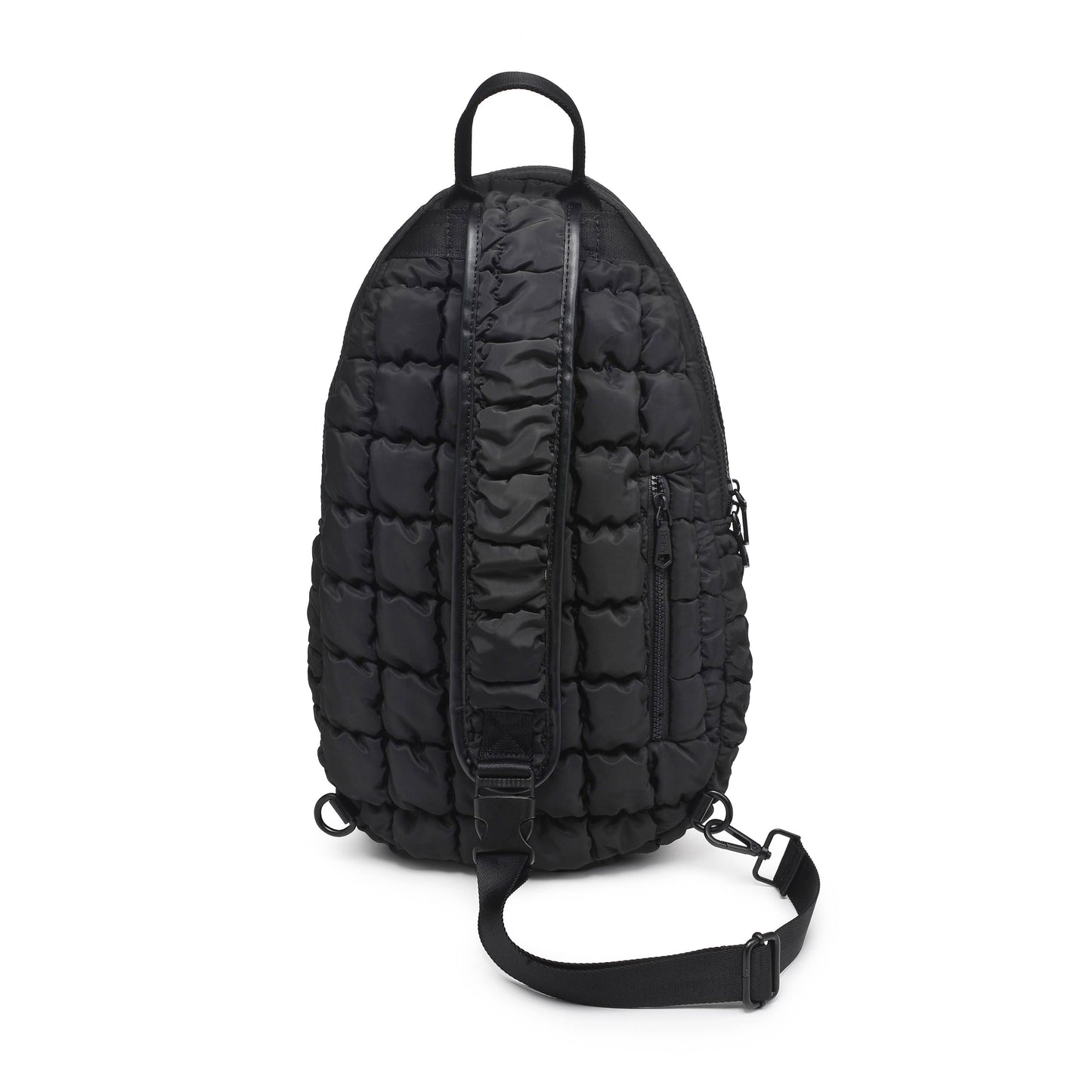 Match Point - Quilted Puffer Pickleball-Paddle Tennis Sling: Grey