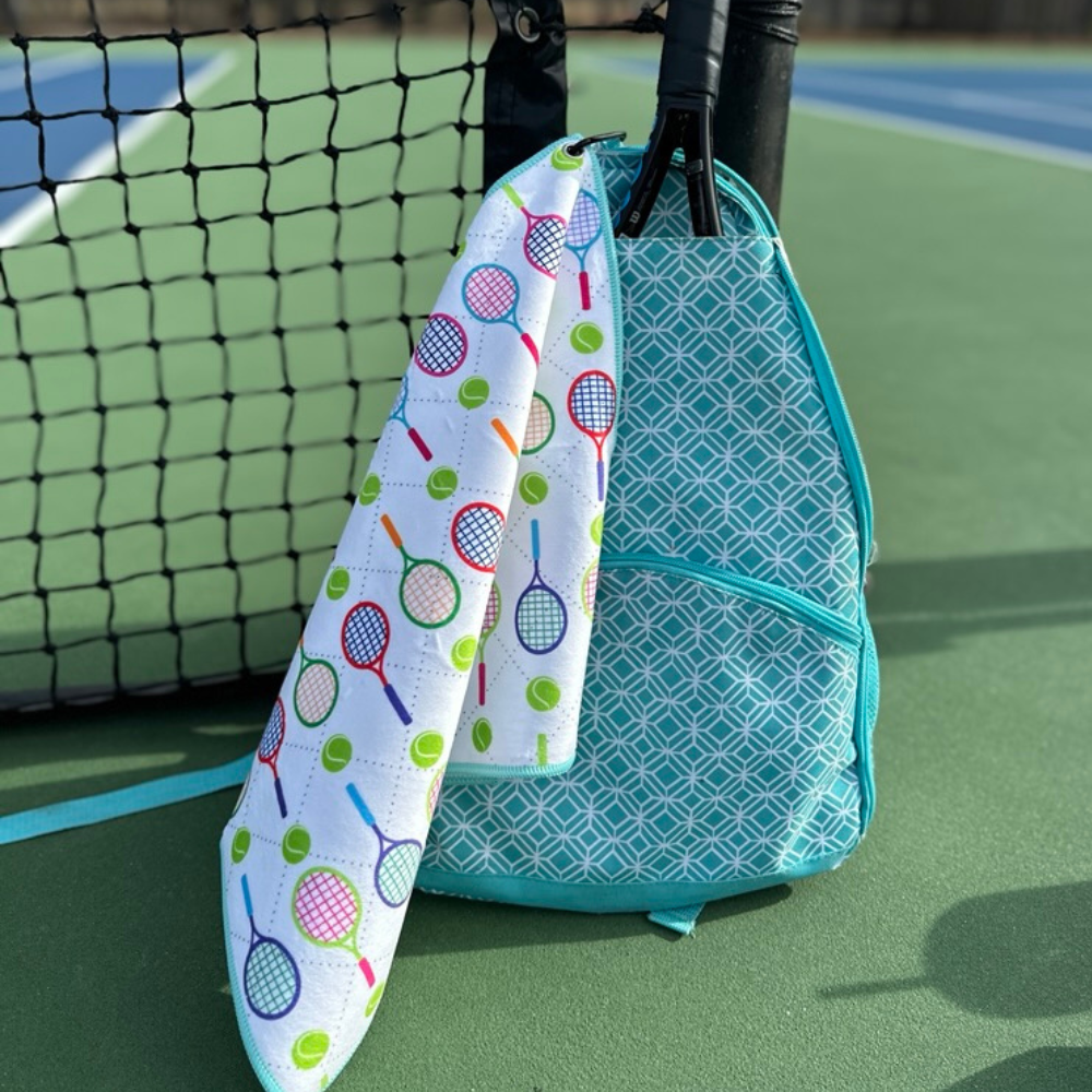 Tennis Racket Microfiber/Cotton Athletic Towel