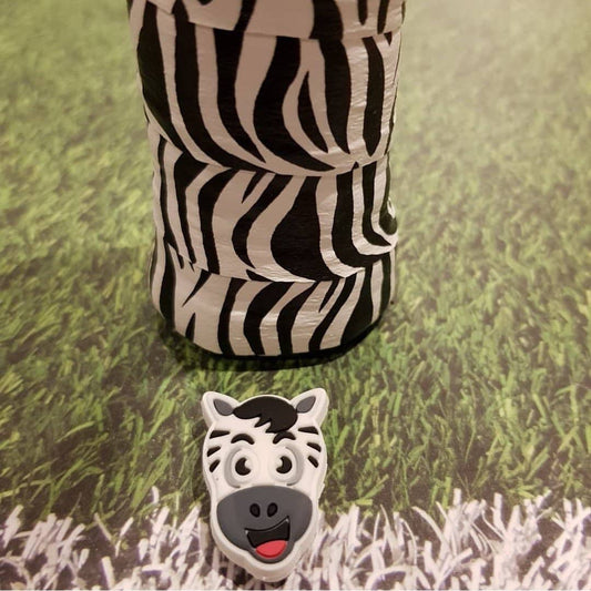 Tacky Overgrip Tape for Tennis Racket - Black/White Zebra (pack of 2)