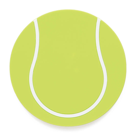 Tennis Ball Silicone Coaster - Set of 4