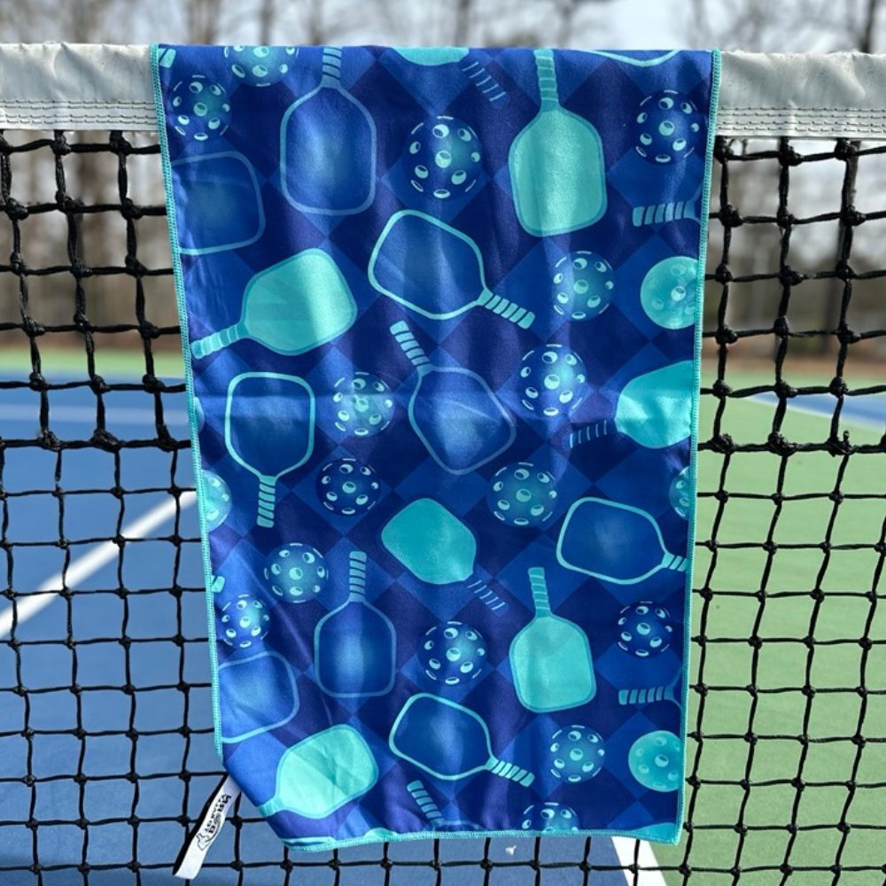 Just One More Game Double-Sided Microfiber Pickleball Towel