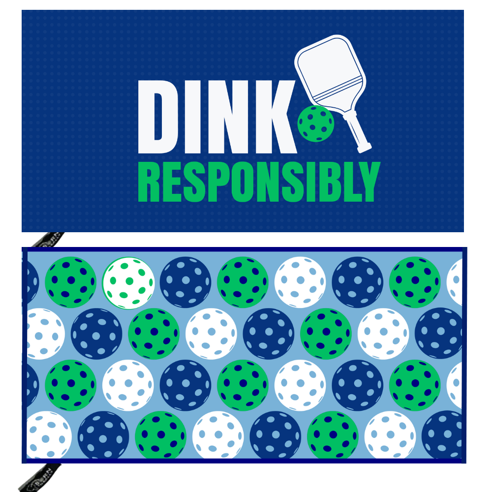 Dink Responsibly Double-Sided Microfiber Athletic Towel