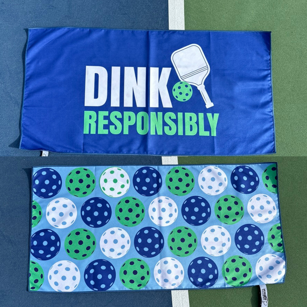 Dink Responsibly Double-Sided Microfiber Athletic Towel