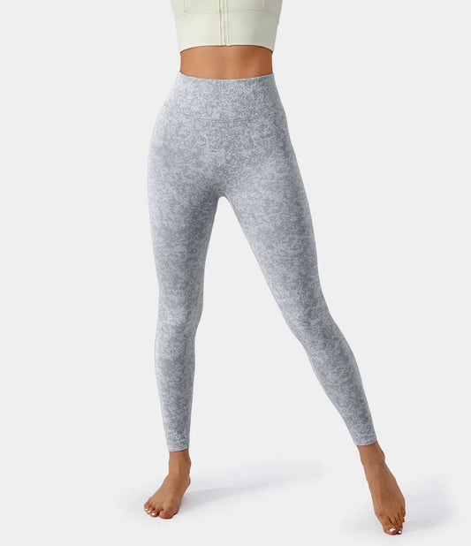 Halara Flare Leggings High Rise Pockets Yoga Athleisure Size Large *Flawed  Grey