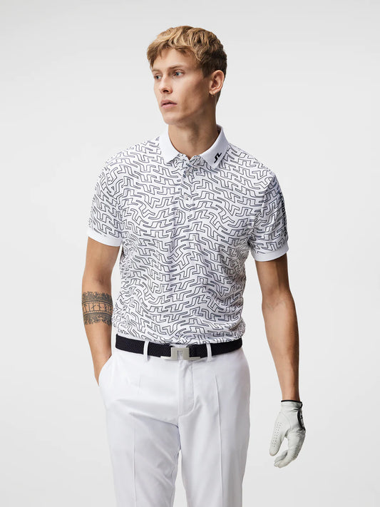 J. Lindeberg Tour Tech Print Regular Fit Polo